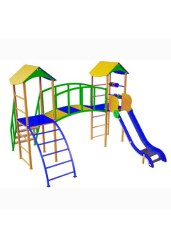 Детская площадка двух-башенная Виолетта